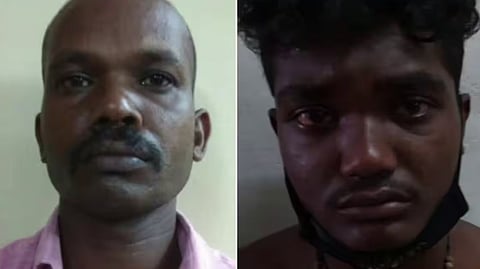 Father and son involved in theft; Son arrested