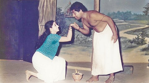 ജാതവേദസ്സ് നാടകത്തില് നിന്നുള്ള ദൃശ്യം