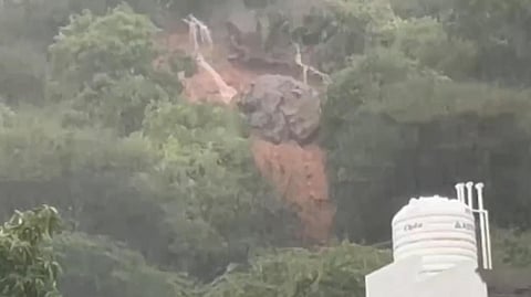 Landslide in Tiruvannamalai; Seven members of a family buried underground, search underway
