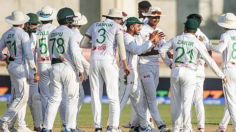 Bangladesh beats West Indies by 101 runs in Jamaica to tie short test series .