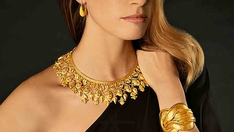 women wearing gold ornaments