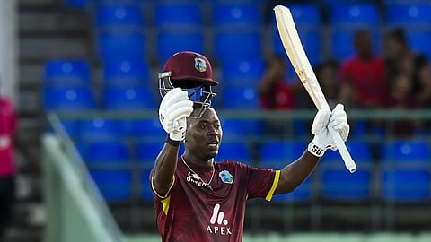 Sherfane Rutherford's maiden hundred