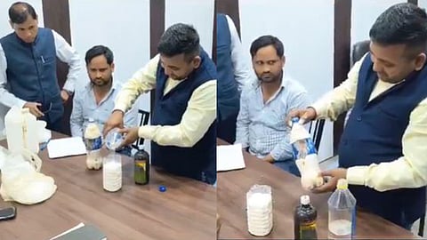 How UP Trader Produced 500 Litres of Fake Milk With Chemicals