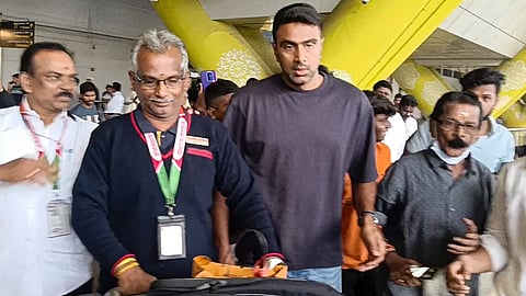 R Ashwin returns to chennai