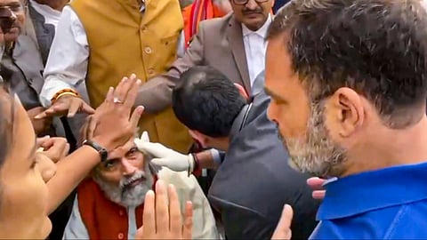 MP Pratap Chandra Sarangi who got injured after clashes between India Bloc and NDA MPs