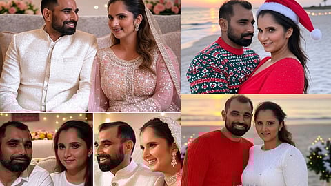 Viral photo of Mohammed Shami and Sania Mirz