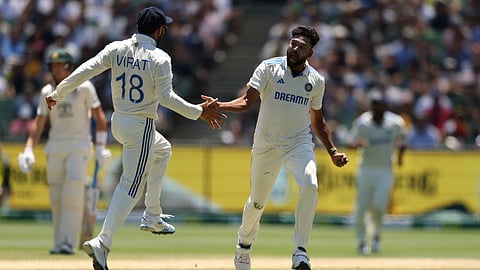 Twist in Melbourne Bumrah and Siraj topple the Aussies, losing six wickets