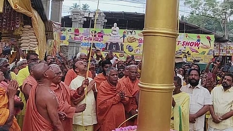 Sivagiri pilgrimage begins; Swami Satchidananda hoists the flag