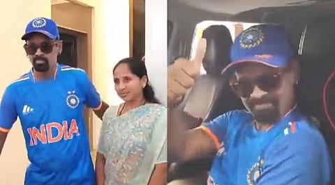 Vinod Kambli discharged from hospital donning Team India jersey; urges people to shun alcohol and narcotic drugs