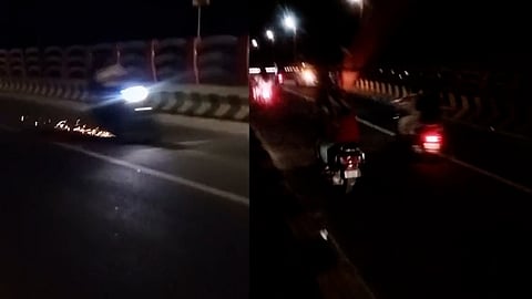 dangerous stunts at Valiyazheekkal Bridge