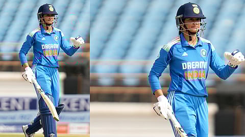 Mandhana smashed the fastest One-Day International century by an Indian in women's cricket