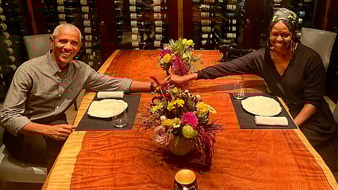 BARACK OBAMA AND MICHEL