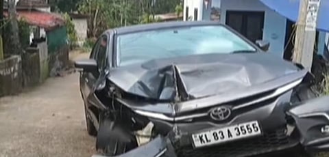 AICC Secretary in-charge of Kerala P.V. Mohanan injured in a car accident