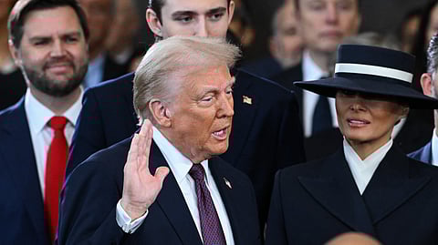 Donald Trump, JD Vance Take Oath As US President And Vice President