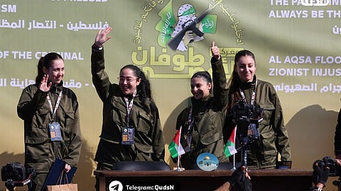 ഹമാസ് മോചിപ്പിച്ച ഇസ്രയേല് വനിതാ സൈനികര്