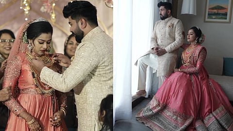 കൊച്ചിയില് നടന്ന ചടങ്ങില് ബന്ധുക്കളും അടുത്ത സുഹൃത്തുക്കളും മാത്രമാണ് പങ്കെടുത്തത്