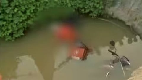 There was no barricade, the bike fell into the water; a tragic end for the young man