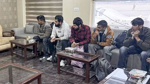 US deported Indians were brought in handcuffs report