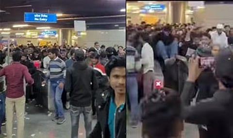 ഗേറ്റ് ചാടി മെട്രോ യാത്രികര്, വിഡിയോ വൈറല്; പ്രതികരണവുമായി ഡിഎംആര്സി