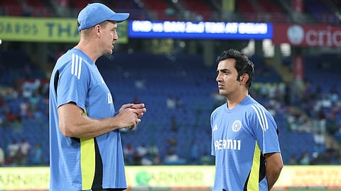 India Bowling Coach Returns Home