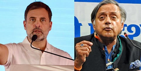 rahul gandhi and Shashi Tharoor