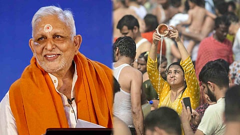 'മലിനീകരണത്തെ വിശ്വാസം മറികടക്കുന്നു, ആളുകളെ കുംഭമേളയിലേക്ക് എത്തിക്കുന്നത് ഭക്തി': ശ്രീ എം