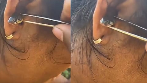 snake in a woman's ear in Thalassery?; reality of the shocking video