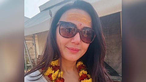 Preity Zinta takes a holy dip in the Maha Kumbh