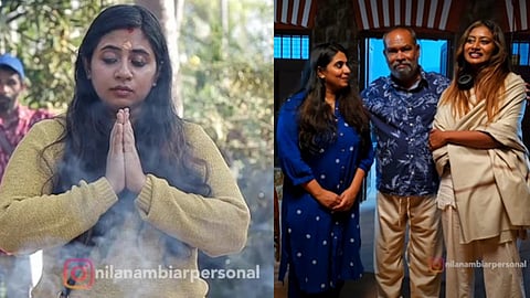 Nila Nambiar and Blessy Sylvester with Alencier