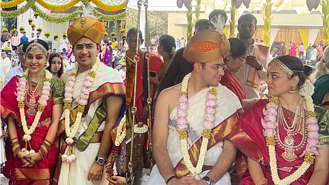 Tejasvi Surya ties knot with Carnatic singer Sivasri Skandaprasad