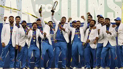 Team India win the Champions Trophy