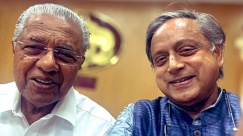 pinarayi vijayan, shashi tharoor