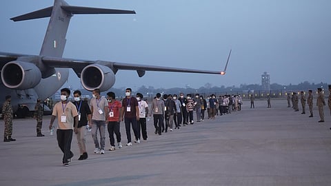 Cyber fraud: 549 Indians, including Malayalis, brought back from Myanmar