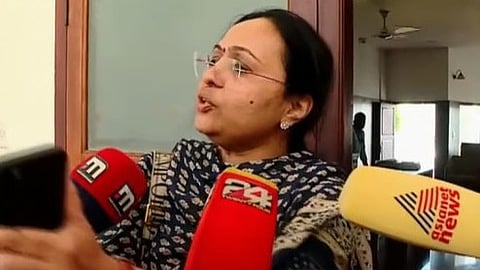 Veena George to media