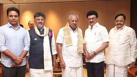 'ഡെമോക്ലസിന്റെ വാള് പോലെ'; മണ്ഡല പുനര്നിര്ണയം 25 വര്ഷത്തേക്ക് വേണ്ടെന്ന് ജോയിന്റ് ആക്ഷന് കമ്മിറ്റി യോഗം