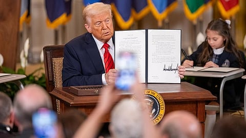 Donald Trump signs executive order aimed at dismantling Education Department