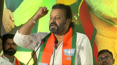 Suresh Gopi congratulates Rajeev Chandrasekharan