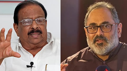 k sudhakaran - rajeev chandrasekhar