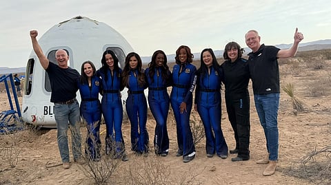 All-women crew makes history in spaceflight; Blue Origin completes 10-minute mission