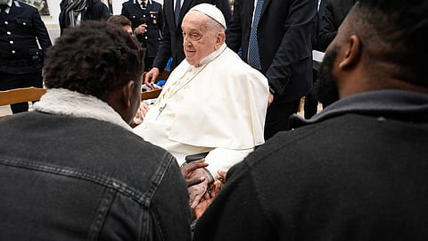 Pope meets faithful after days, calls for immediate ceasefire in Gaza