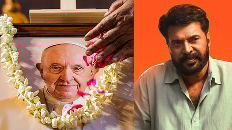People pay last respects to Pope Francis, at the Catholic Church in Chennai