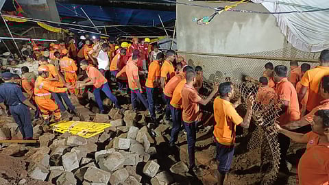Wall Collapse At Simhachalam Temple In Andhra Pradesh