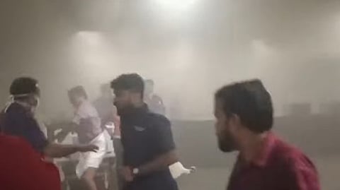 kozhikode medical college hospital casualty fire