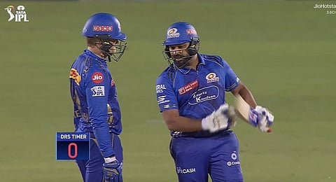 Rohit Sharma's DRS delay creates controversy