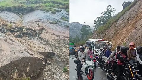 Traffic ban on Munnar Gap Road