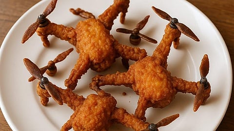 social media featured 'drone pakoras