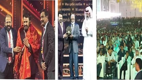 Mohanlal honored at Sharjah Expo
