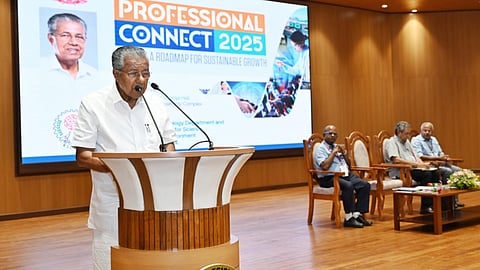 'goal is scientific and technological growth with a human face'- pinarayi vijayan