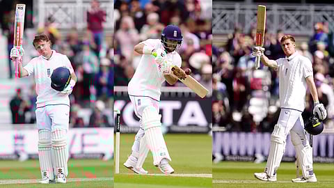 England declare on 565-6