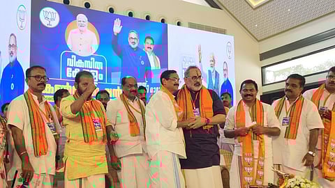 Former Idukki DCC General Secretary Benny Peruvanthanam joins BJP